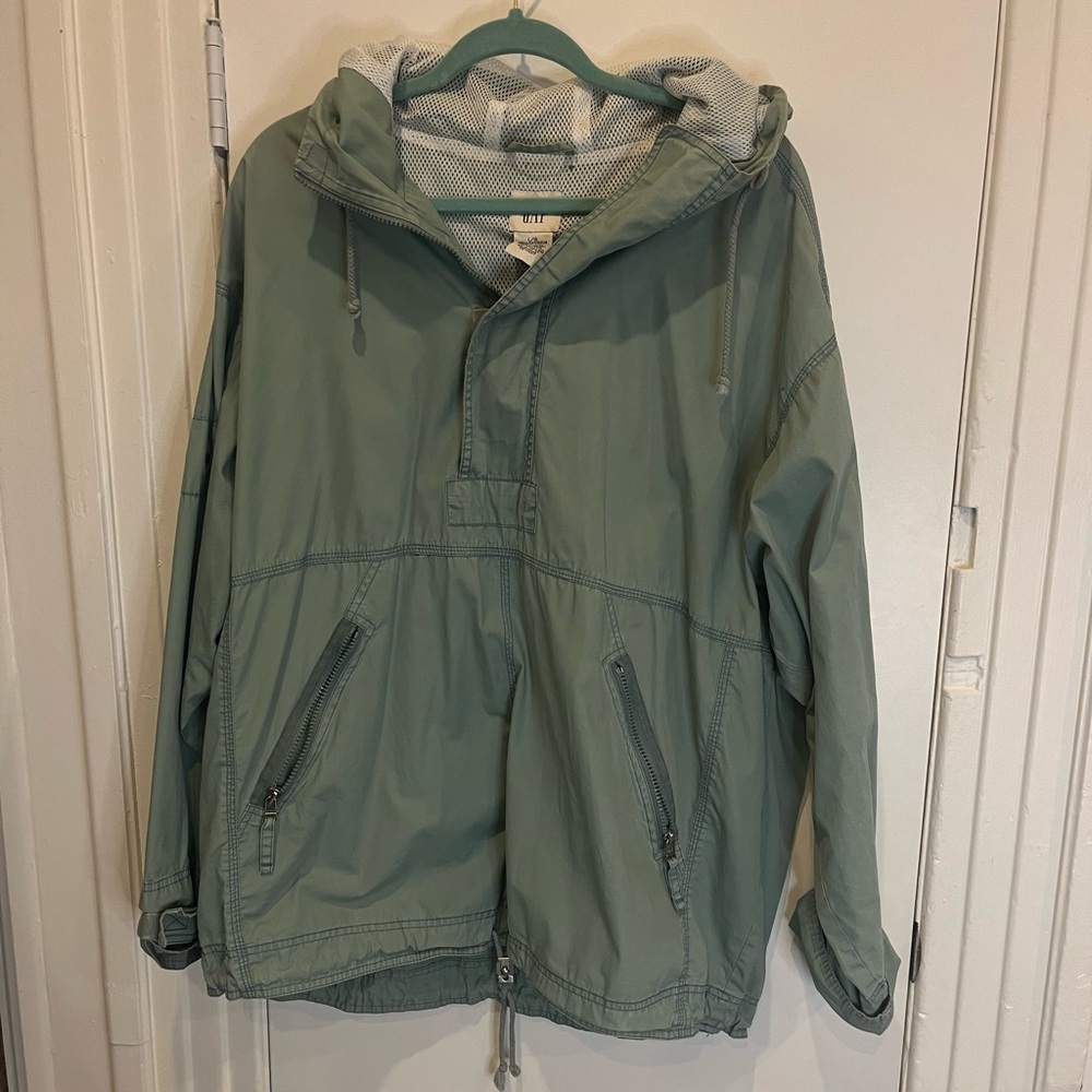 Vintage Gap pull over mint green wind breaker - Picture 5 of 10